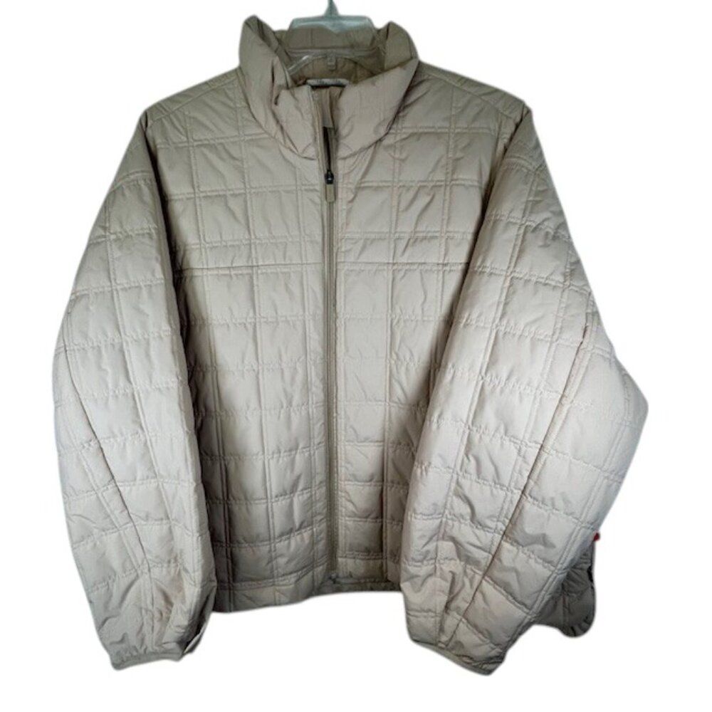 Bass Outdoor Beige Lightweight Oversize Puffer Jacket- Size Xxl